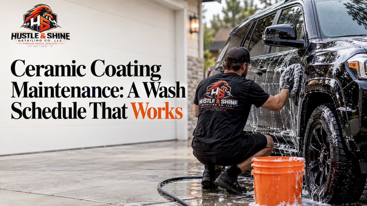 Ceramic Coating Maintenance: A Wash Schedule That Works